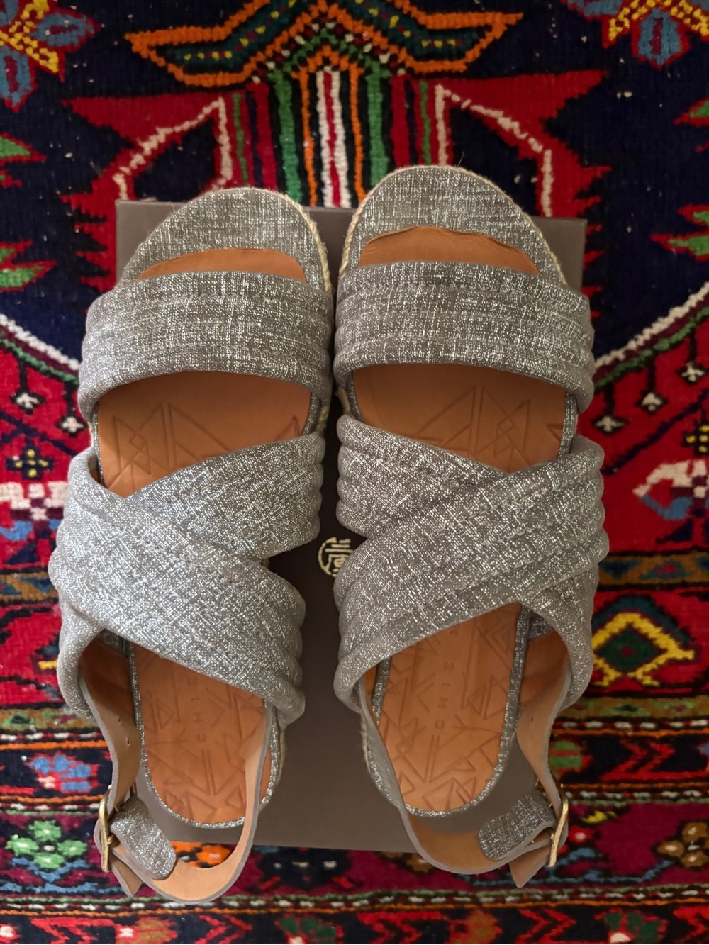 Sz 40 chie mihara haiko Saco espidrille strapping sandal - Picture 4 of 8